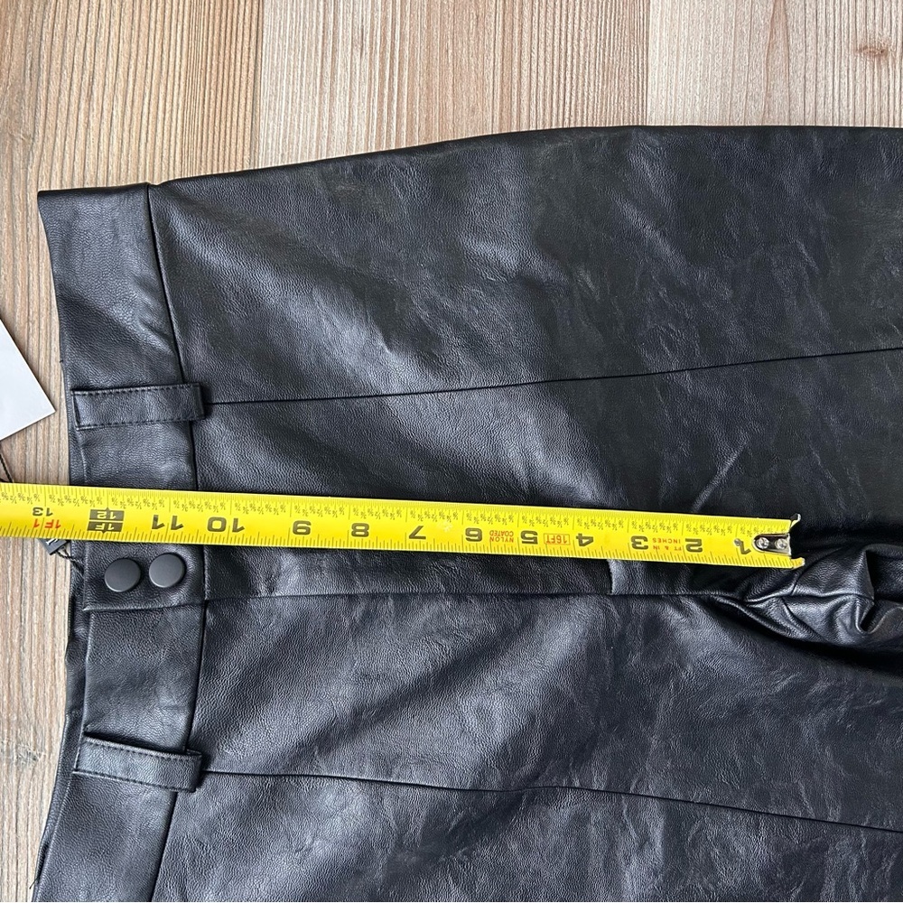 Bardot Polly Vegan Leather Pant in Black - Picture 7 of 10